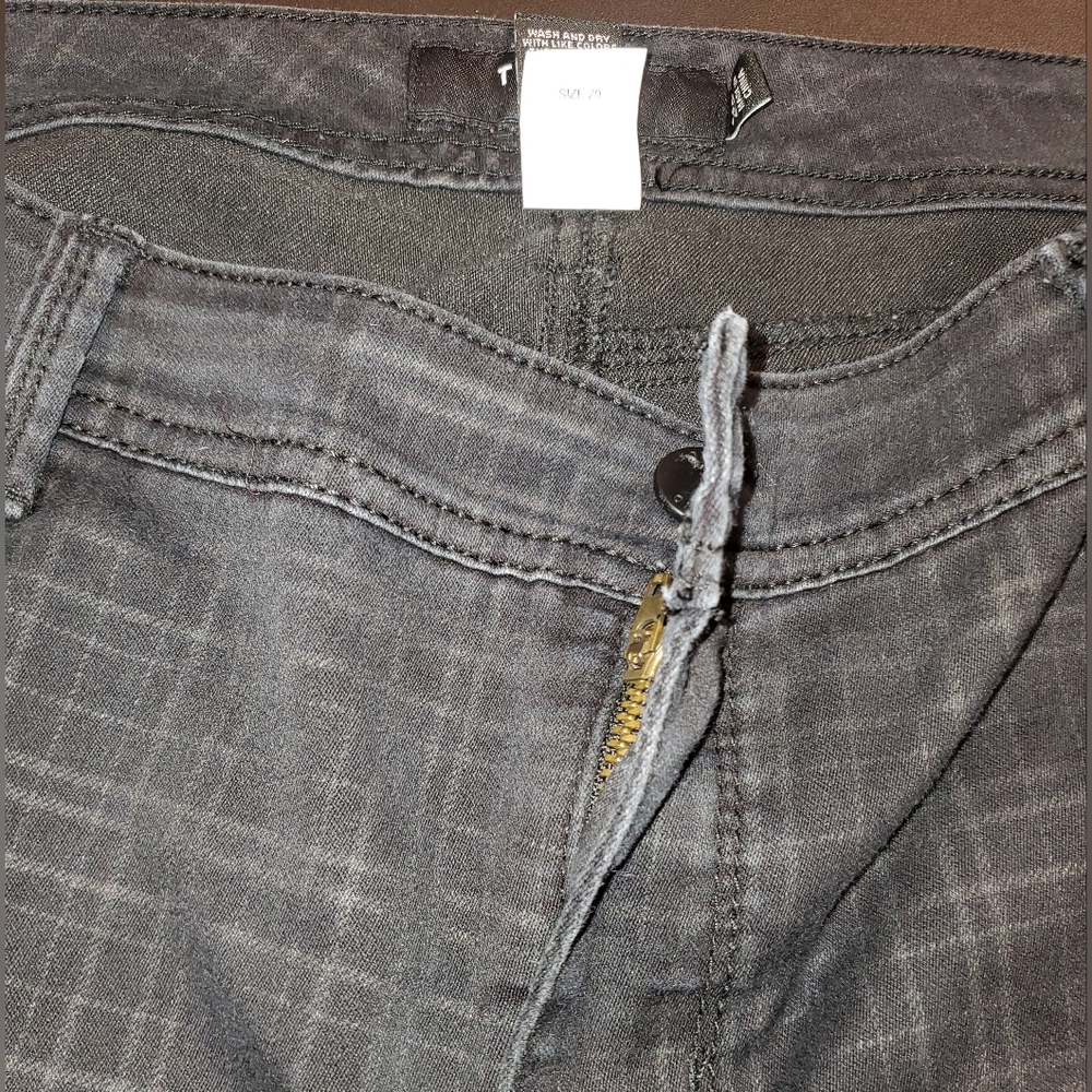 Torrid Black/Gray Plaid Jeans 20R - Picture 5 of 12